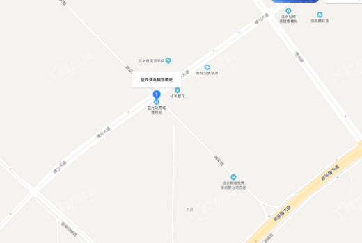 蓝光珑熹城交通图