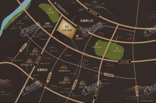 东原朗阅交通图