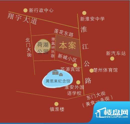 金陵名府交通图