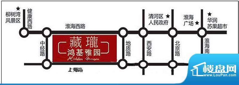 藏瓏鸿基雅园交通图