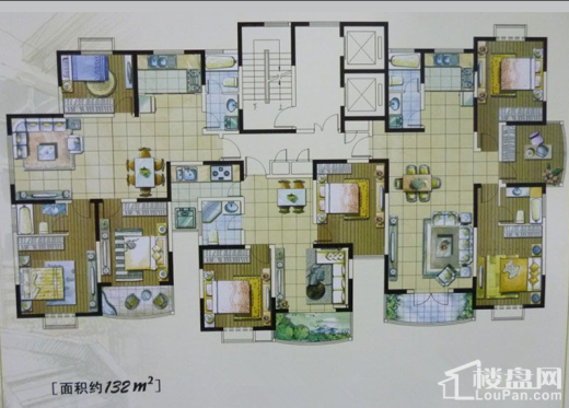 鼎立香榭丽花苑户型图
